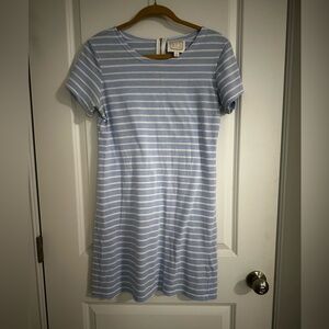 ❤️❤️ 4 for 25$ ❤️❤️ STS Sail to Sable Blue and White Striped Cotton Dress.